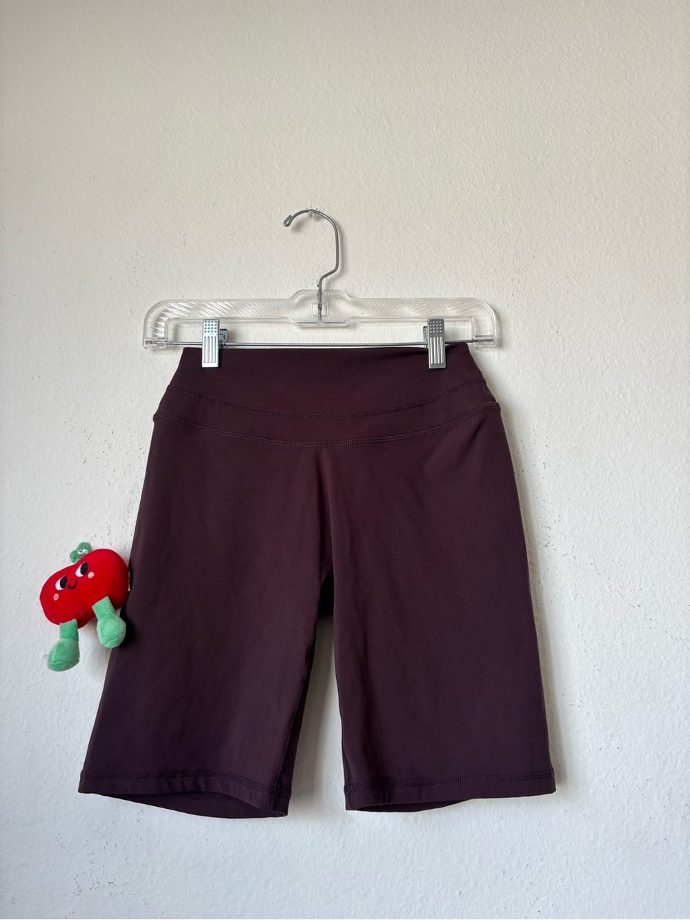 Purple mid to high rise Oner Active shorts